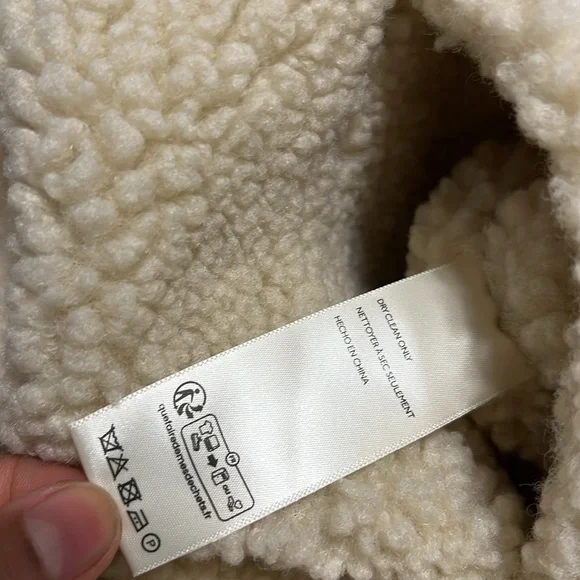 Free people Arnelle Teddy Reversible Olive Green Quilted Jacket size M NWOT